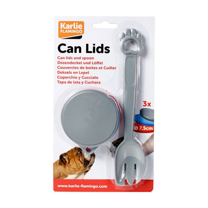 Karlie 7 Cm 3 Adet Konserve Mama Kapağı ve Kaşığı | Plastik Mama Ve Su Kabı Karlie 7 Cm 3 Adet Konserve Mama Kapağı ve Kaşığı | Plastik Mama Ve Su Kabı