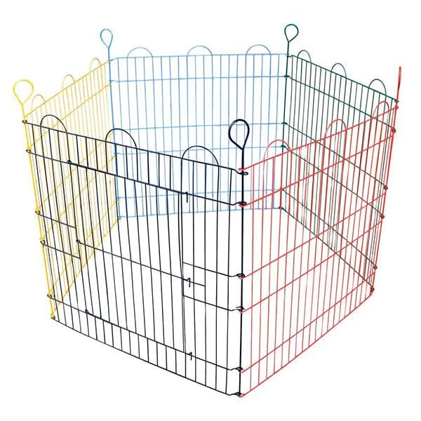 Karlie 90X90X60 Cm Beşgen Metal Çit | Köpek Kapısı