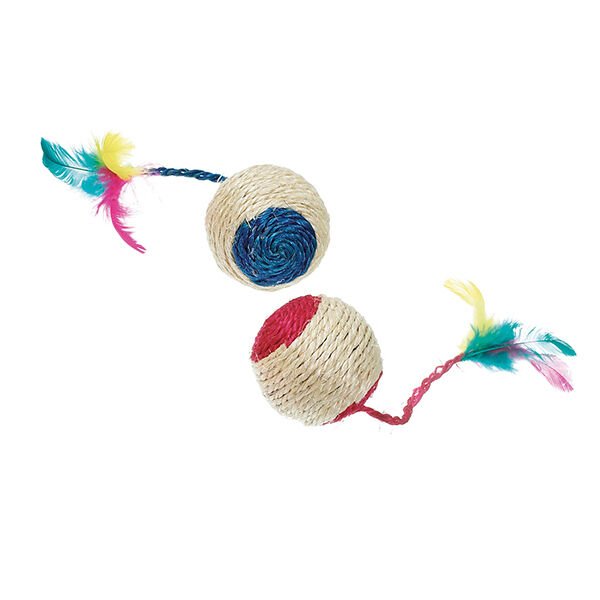 Karlie Flamingo 6 Cm Tüylü Sisal Top | Kedi Top Oyuncak