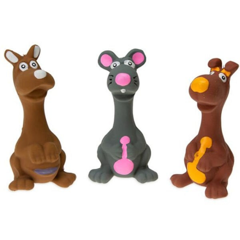 Karlie Latex Kanguru Düdüklü | Sesli Köpek Oyuncağı Karlie Latex Kanguru Düdüklü | Sesli Köpek Oyuncağı