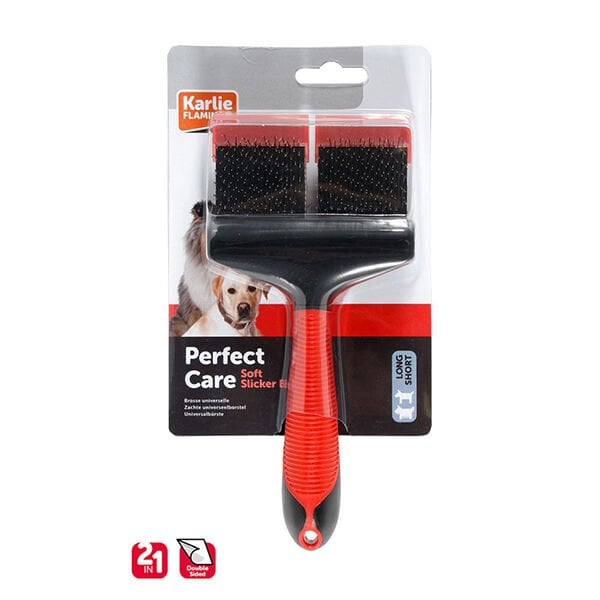 Karlie Pro Perdahlı 2 Taraflı Yumuşak | Köpek Tarağı