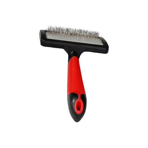 Karlie Profesyonel Tüy Tarama Large Kırmızı Siyah | Köpek Tarağı