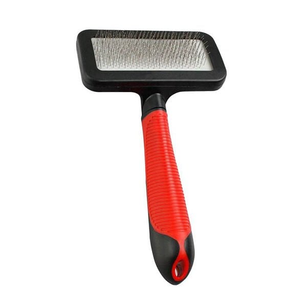 Karlie Profesyonel Tüy Tarama Medium Kırmızı Siyah | Köpek Tarağı