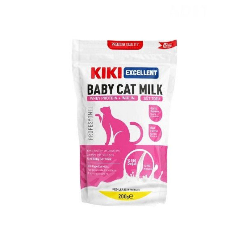 Kiki Excellent 200 Gr Yavru Kediler için Süt Tozu 