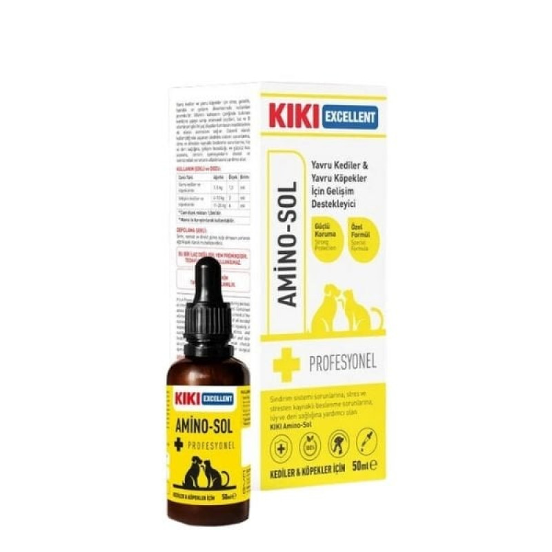 Kiki Excellent 50 Ml Amino-Sol Şurup | Yavru Kedi Bakım Kiki Excellent 50 Ml Amino-Sol Şurup | Yavru Kedi Bakım