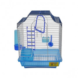 Beşgen Çatılı Tek Kapılı Kafes | Kuş Kafesi