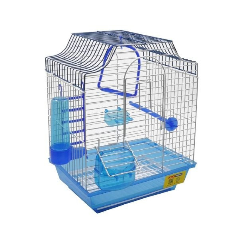 Kiki Excellent Beşgen Çatılı Tek Kapılı Kafes | Kuş Kafesi