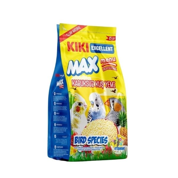 Kiki Excellent Max Menu 400 Gr Kabuksuz Muhabbet Kuşu Yemi | Kuş Yemi