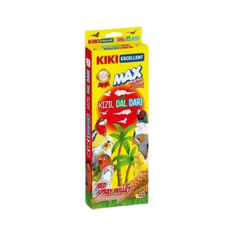 Kiki Excellent Max Menu Kızıl Dal Darı | Kuş Yemi Kiki Excellent Max Menu Kızıl Dal Darı | Kuş Yemi