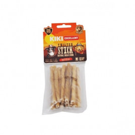 Sığır Derisinden Naturel Burgu Çubuk Kemik Köpek Ödülü 12 Adet
