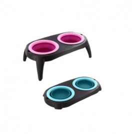 Just Pets Portatif Silikon Suluk ve Mamalık | İkili Mama Ve Su Kabı Just Pets Portatif Silikon Suluk ve Mamalık | İkili Mama Ve Su Kabı