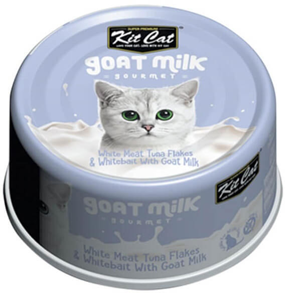 Kit Cat 70 Gr Keçi Sütlü Ton Balık ve Ringa Balıklı Tahılsız Yetişkin 