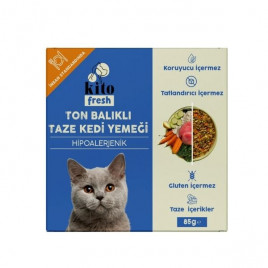 85 Gr Hipoalerjenik Taze Ton | Hipoalerjenik Kedi Yaş Maması 85 Gr Hipoalerjenik Taze Ton | Hipoalerjenik Kedi Yaş Maması