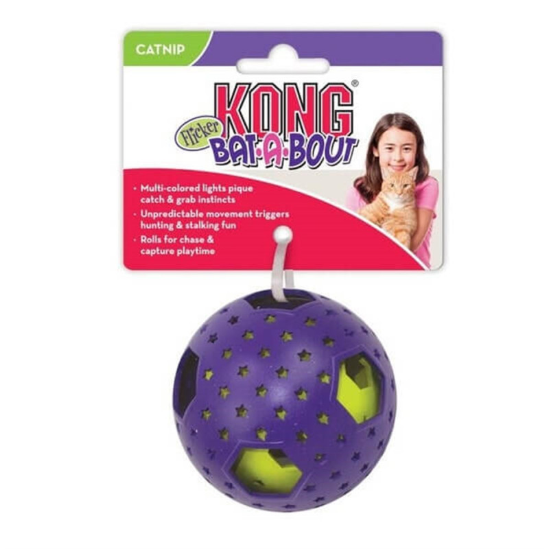 Kong Bat-A-Bout Kediotlu Işıklı ve Hareketli Oyun Topu | Kedi Otlu Oyuncak Kong Bat-A-Bout Kediotlu Işıklı ve Hareketli Oyun Topu | Kedi Otlu Oyuncak