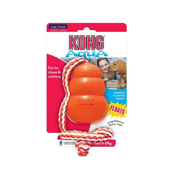 Kong Kauçuk İpli Large Turuncu | Köpek Diş İpi