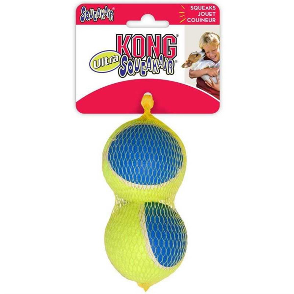 Kong Köpek Oyuncak, Squekair Ultra Top, 2 Ad 8 Cm | Köpek Top Oyuncak
