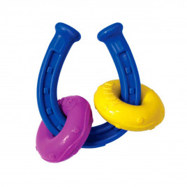 L Hoopla Nal | Kauçuk Ve Plastik Köpek Oyuncağı L Hoopla Nal | Kauçuk Ve Plastik Köpek Oyuncağı