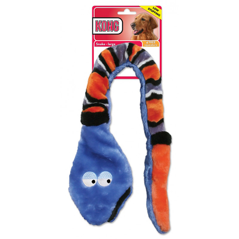 Kong L Peluş Sesli/Sessiz Oyuncak Yılan 82cm | Sesli Köpek Oyuncağı