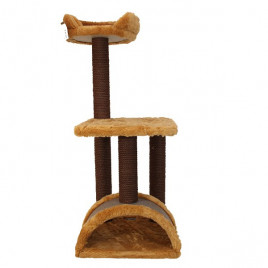 40x40x106h Cm Tırmalama ve Oyun Evi Açık Kahve | Tırmalama Tahtalı Kedi Evi 40x40x106h Cm Tırmalama ve Oyun Evi Açık Kahve | Tırmalama Tahtalı Kedi Evi