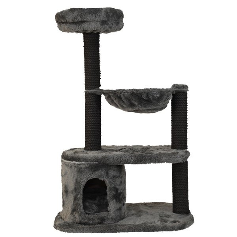 Kralle 40x60x110h Cm Yuvalı Tırmalama ve Oyun Evi Koyu Gri | Tırmalama Tahtalı Kedi Evi Kralle 40x60x110h Cm Yuvalı Tırmalama ve Oyun Evi Koyu Gri | Tırmalama Tahtalı Kedi Evi