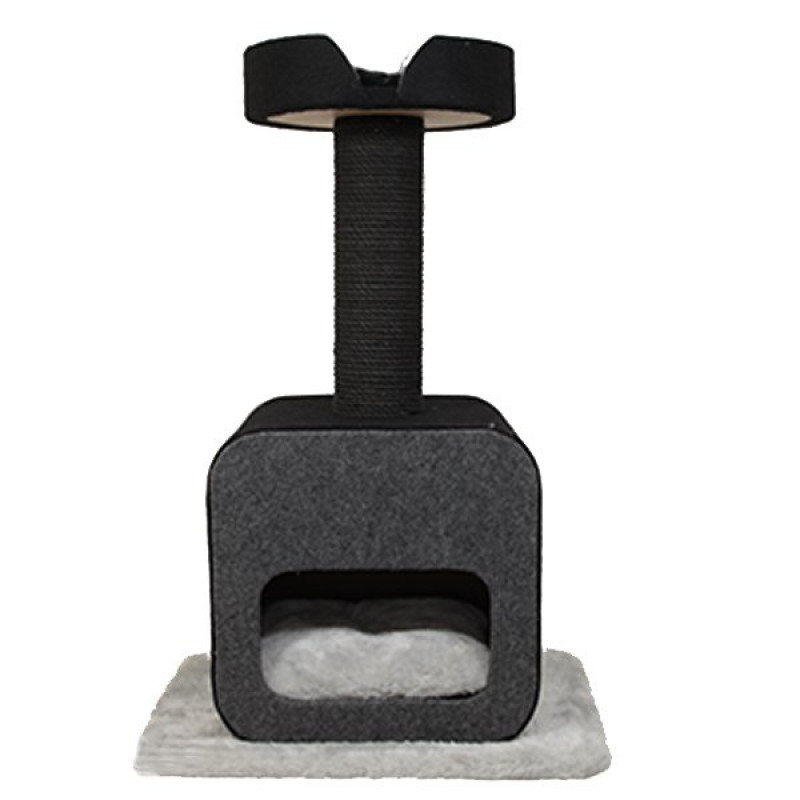 Kralle 50x50x115h Cm Kapaklı ve Yuvalı Tırmalamalı Oyun Evi Gri | Tırmalama Tahtalı Kedi Evi Kralle 50x50x115h Cm Kapaklı ve Yuvalı Tırmalamalı Oyun Evi Gri | Tırmalama Tahtalı Kedi Evi