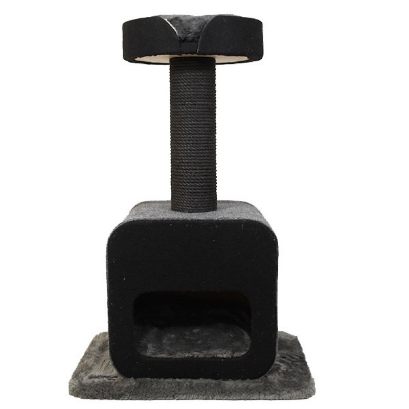 Kralle 50x50x115h Cm Kapaklı ve Yuvalı Tırmalamalı Oyun Evi Koyu Gri | Tırmalama Tahtalı Kedi Evi Kralle 50x50x115h Cm Kapaklı ve Yuvalı Tırmalamalı Oyun Evi Koyu Gri | Tırmalama Tahtalı Kedi Evi