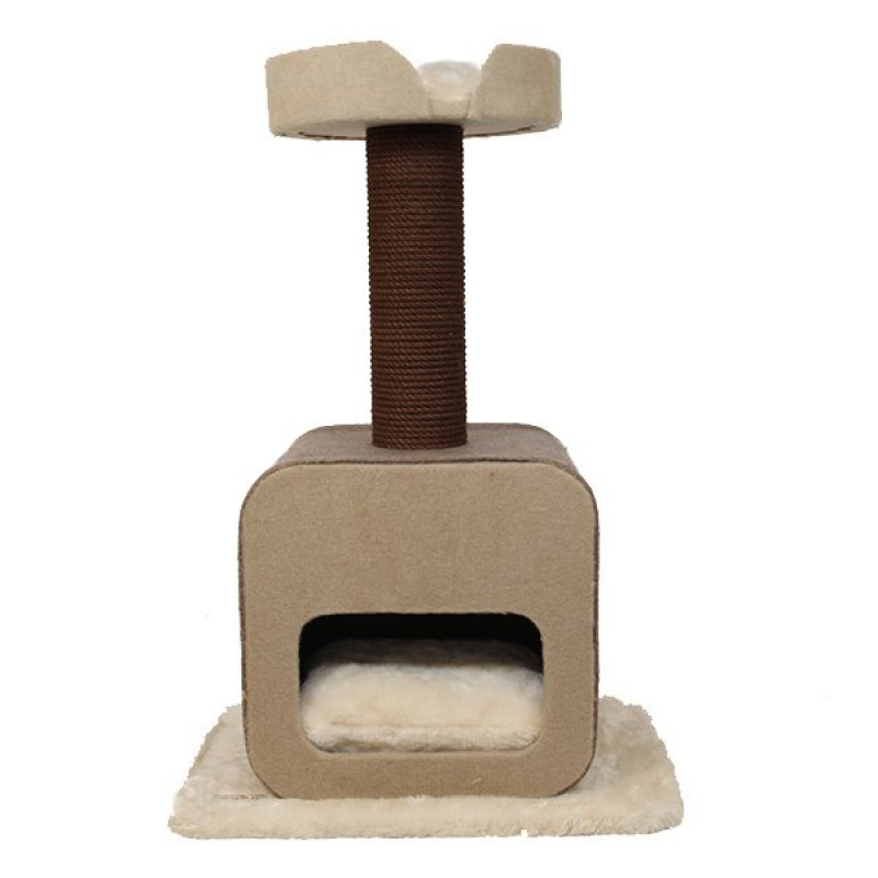 Kralle 60x45x90h Cm Kapaklı ve Yuvalı Tırmalamalı Oyun Evi Koyu Krem | Tırmalama Tahtalı Kedi Evi Kralle 60x45x90h Cm Kapaklı ve Yuvalı Tırmalamalı Oyun Evi Koyu Krem | Tırmalama Tahtalı Kedi Evi