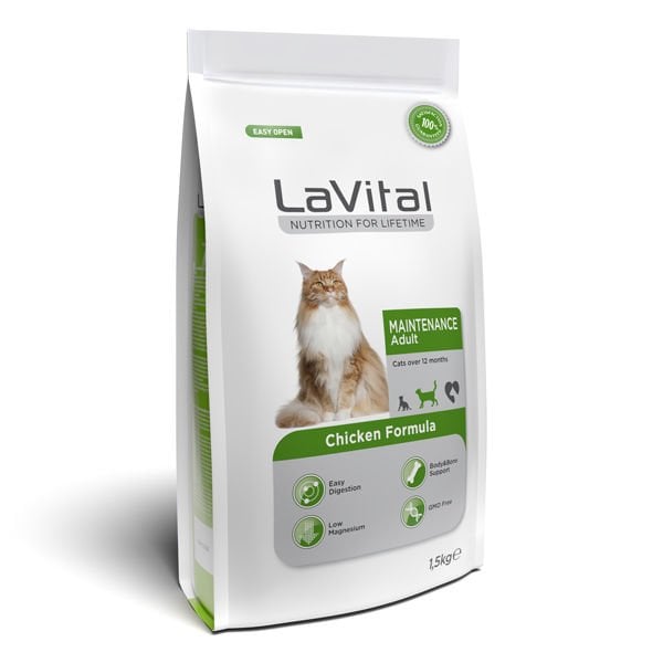 Lavital 1,5 Kg Maintenance Tavuklu Yetişkin | Yetişkin Kuru Kedi Maması