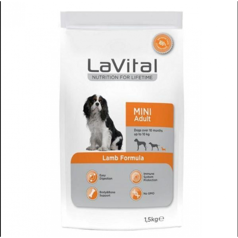 LaVital 1,5 Kg Mini Adult Kuzu | Yetişkin Köpek Kuru Maması LaVital 1,5 Kg Mini Adult Kuzu | Yetişkin Köpek Kuru Maması