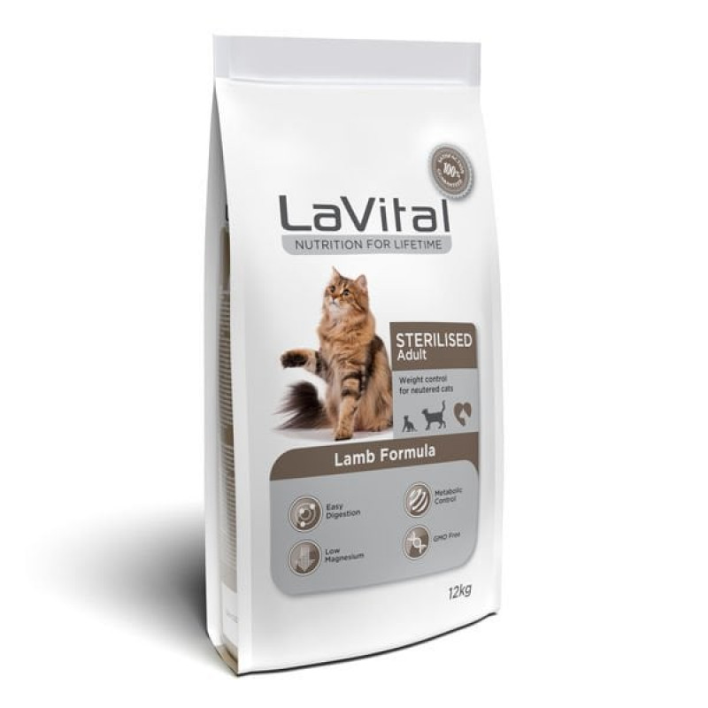 Lavital 12 Kg Sterilised Kuzu Etli | Kısırlaştırılmış Kedi Maması Lavital 12 Kg Sterilised Kuzu Etli | Kısırlaştırılmış Kedi Maması
