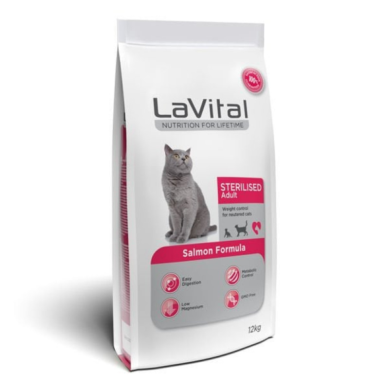 Lavital 12 Kg Sterilised Somonlu | Kısırlaştırılmış Kedi Maması Lavital 12 Kg Sterilised Somonlu | Kısırlaştırılmış Kedi Maması