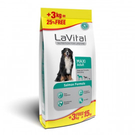 Lavital  12+3 Kg Büyük Irk Somonlu Yetişkin | Yetişkin Köpek Kuru Maması