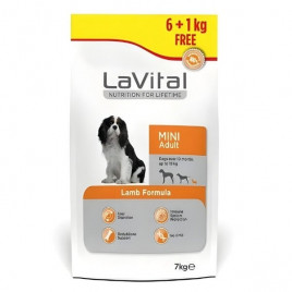 Lavital 6+1 Kg Kuzu Etli Küçük Irk Yetişkin Köpek Maması 
