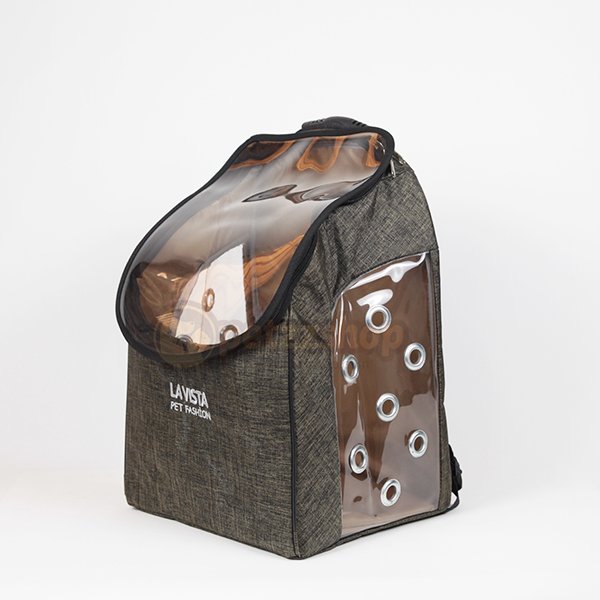 Lavista 25x45x24h Cm Sırt Pet Taşıma Çantası Büyük Haki | Köpek Taşıma Çantası Ve Kafes