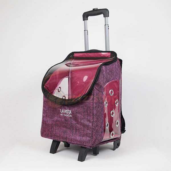 Lavista 32x26x42h Cm Valiz Pet Taşıma Çantası Pembe | Köpek Taşıma Çantası Ve Kafes
