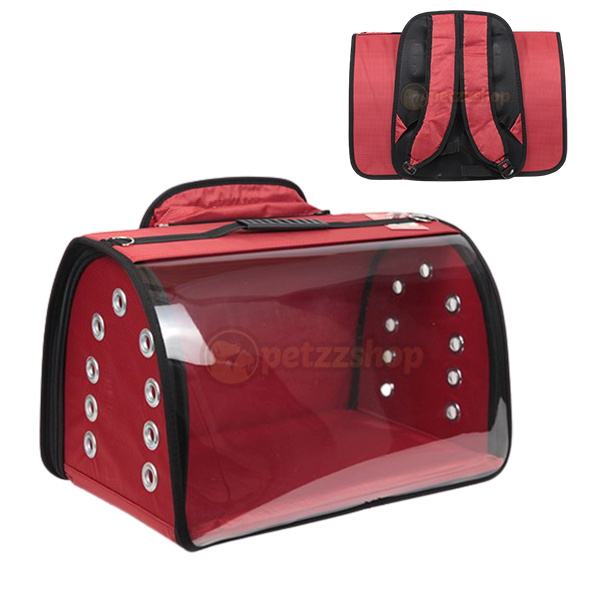 Lavista 50x32x32h Cm Tomris Jumbo Pet Taşıma Çantası Kırmızı | Kedi Taşıma Çantası