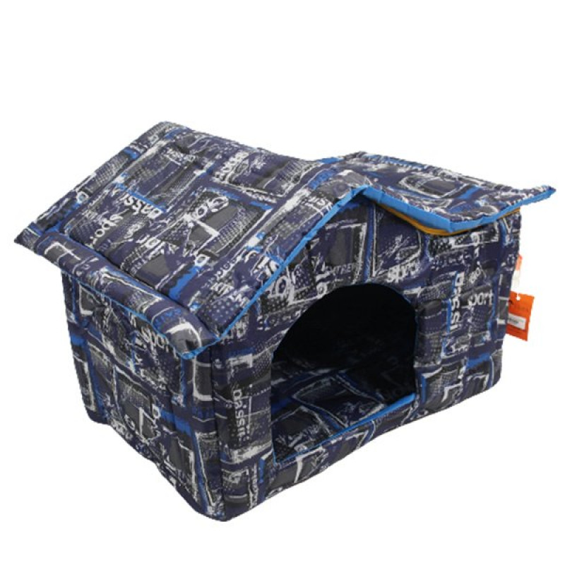 Lavista Çatılı Ev Mavi Karışık Dış Mekan | Köpek Çadırı Lavista Çatılı Ev Mavi Karışık Dış Mekan | Köpek Çadırı