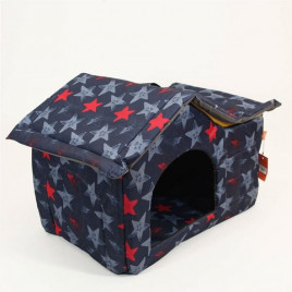 Çatılı Ev Yıldız Dış Mekan | Köpek Çadırı Çatılı Ev Yıldız Dış Mekan | Köpek Çadırı