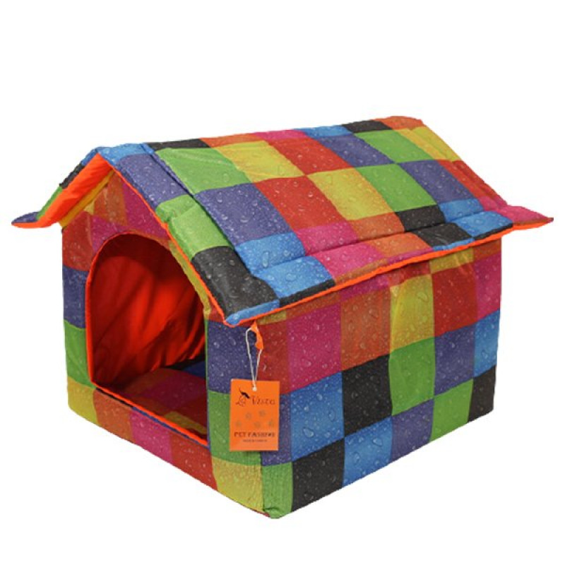 Lavista Damla Karışık Renkli Ev | Kedi Evi Lavista Damla Karışık Renkli Ev | Kedi Evi