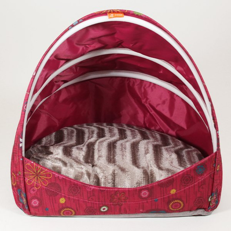 Lavista İstiridye Yatağı Pembe Çiçek Desenli | Peluş Köpek Yatağı Lavista İstiridye Yatağı Pembe Çiçek Desenli | Peluş Köpek Yatağı