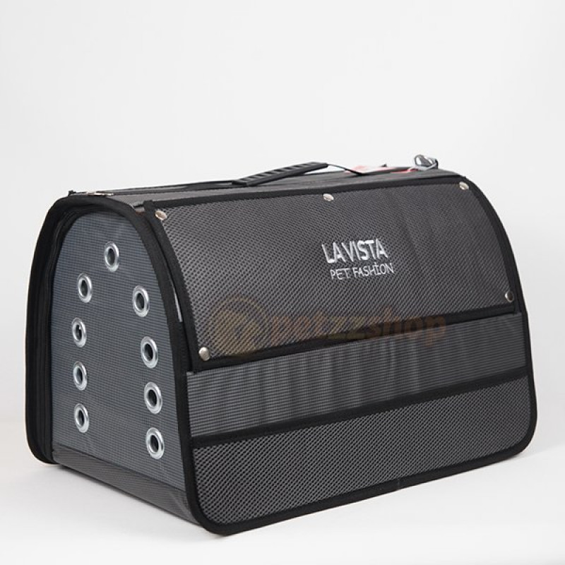 Lavista Perdeli Pet Taşıma Çantası Füme | Köpek Taşıma Çantası Ve Kafes Lavista Perdeli Pet Taşıma Çantası Füme | Köpek Taşıma Çantası Ve Kafes