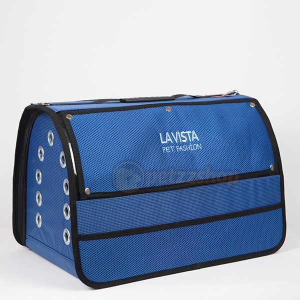 Lavista Perdeli Pet Taşıma Çantası Mavi | Köpek Taşıma Çantası Ve Kafes