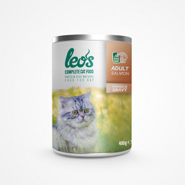 Leo's 400 Gr Adult Chunks in Gravy Salmon | Yetişkin Kedi Maması Leo's 400 Gr Adult Chunks in Gravy Salmon | Yetişkin Kedi Maması