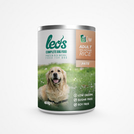 Leo's 400 Gr Adult Pate Salmon & Rice | Yaşlı Köpek Konserve Maması Leo's 400 Gr Adult Pate Salmon & Rice | Yaşlı Köpek Konserve Maması