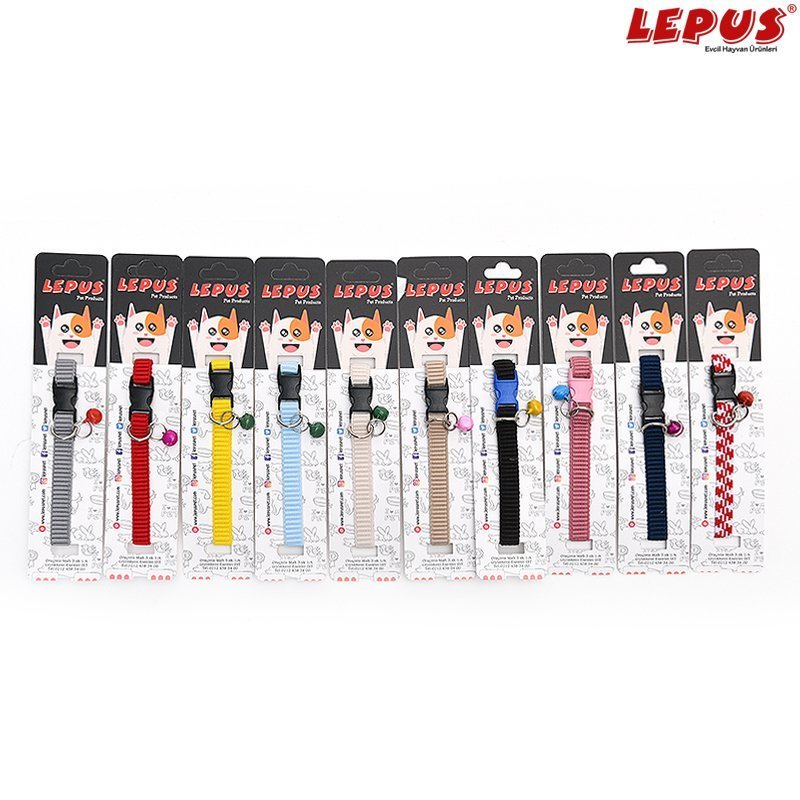 Lepus 10x30 cm Boyun Tasması Elastik 10 Lu Paket | Kedi Boyun Tasması Lepus 10x30 cm Boyun Tasması Elastik 10 Lu Paket | Kedi Boyun Tasması