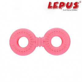 12x6h cm Ağız ve Diş Sağlığı İçin İkili Halka Oyuncak Fuşya | Köpek Çiğneme 12x6h cm Ağız ve Diş Sağlığı İçin İkili Halka Oyuncak Fuşya | Köpek Çiğneme