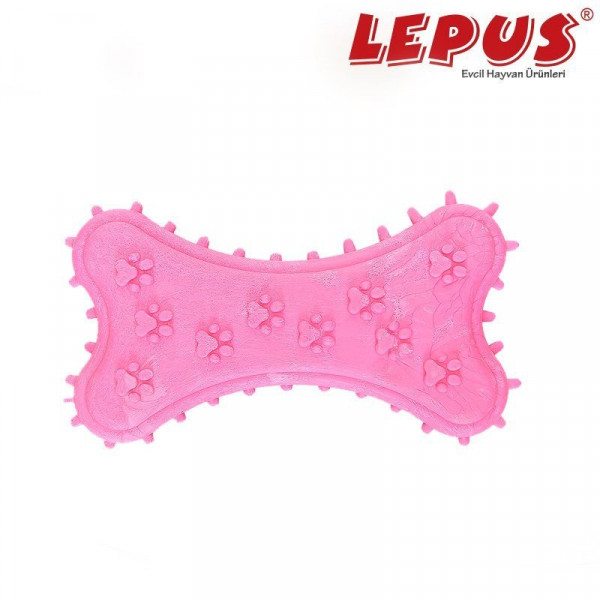 Lepus 13x7h cm Ağız ve Diş Sağlığı İçin Büyük Kemik Oyuncak Fuşya | Köpek Çiğneme