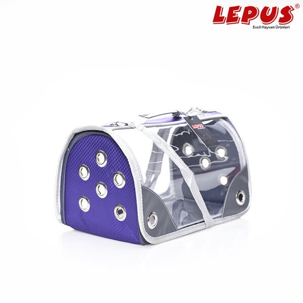 Lepus 20*35*20h Cm Şeffaf Fly Bag Çanta Mor Small | Kedi Taşıma Çantası