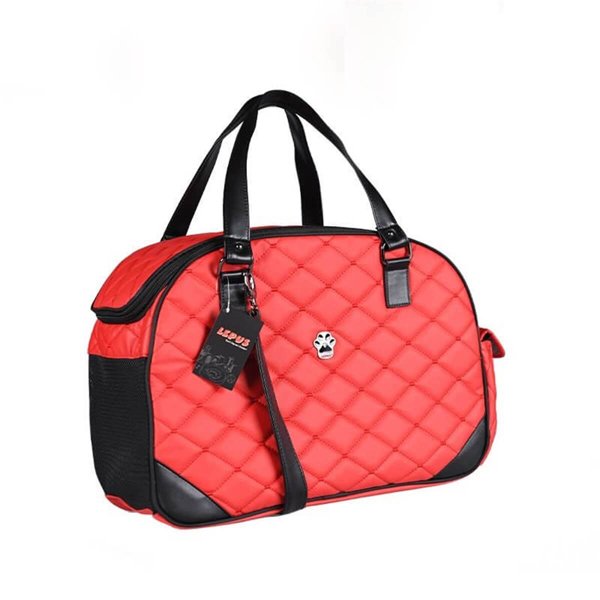 Lepus 21x27x44h Cm Luxury Bag Taşıma Çantası Kırmızı Medium | Köpek Taşıma Çantası Ve Kafes