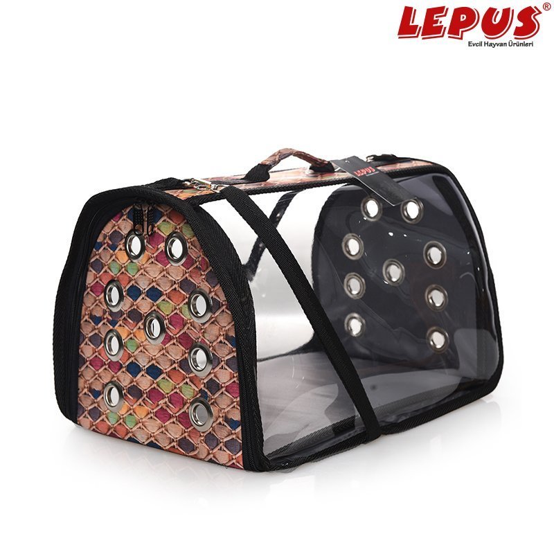 Lepus 25x40x25h cm Şeffaf Fly Bag Petek M | Köpek Taşıma Çantası Ve Kafes Lepus 25x40x25h cm Şeffaf Fly Bag Petek M | Köpek Taşıma Çantası Ve Kafes